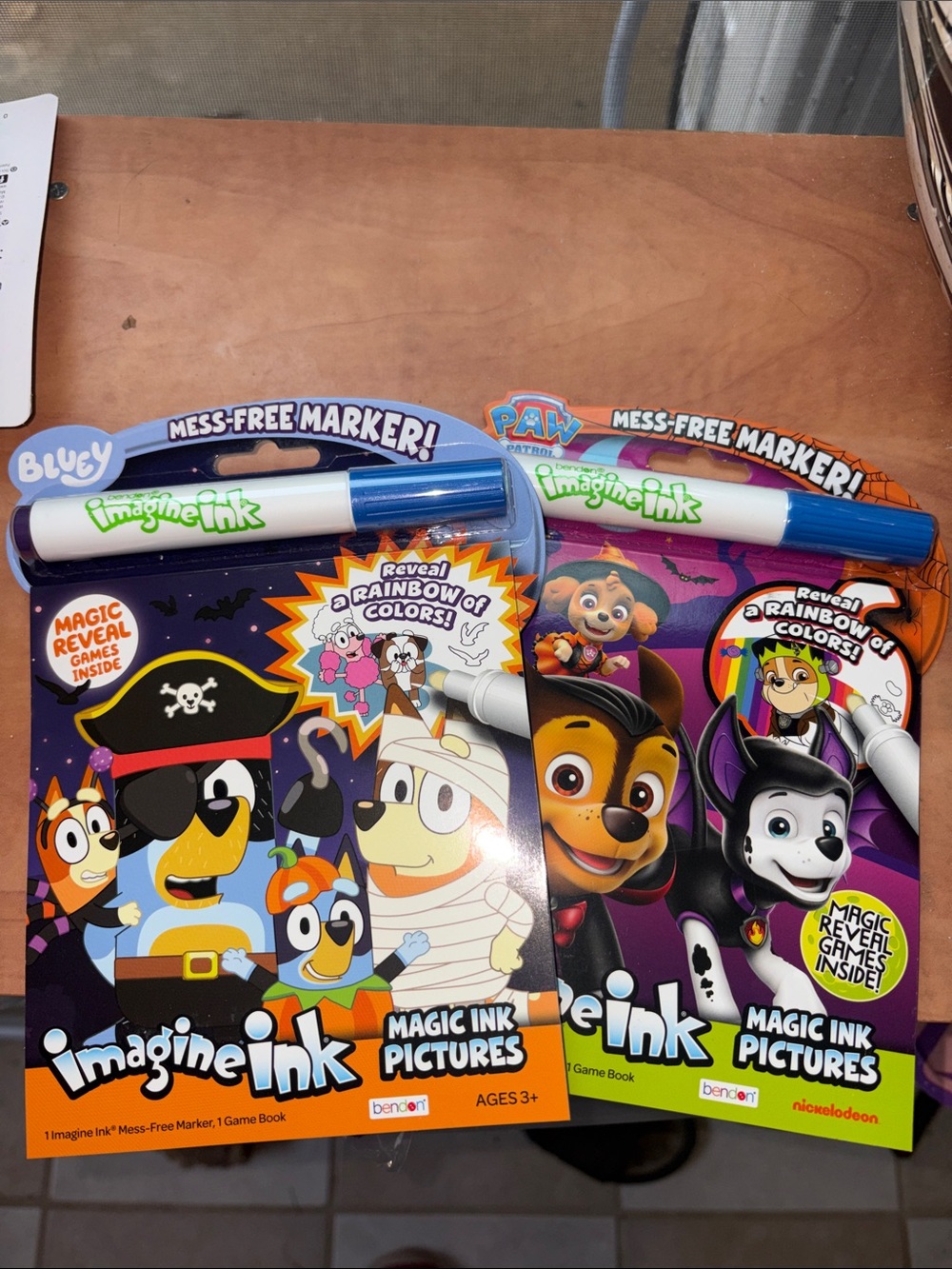 Magic Ink Bluey Activity Books